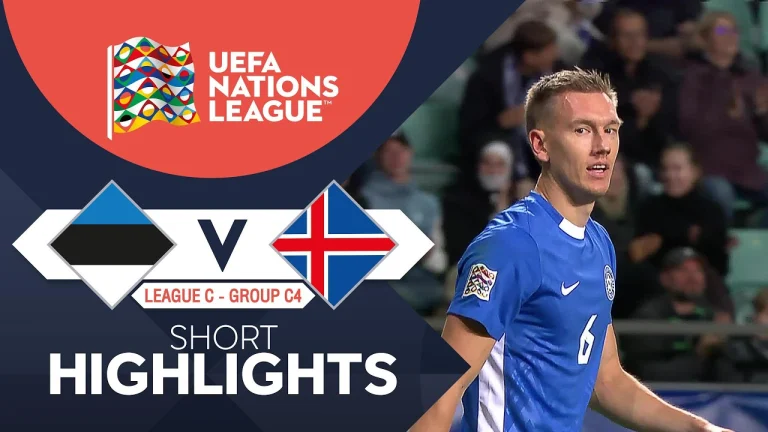 ไฮไลท์ฟุตบอล ยูฟ่า เนชั่นส์ลีก : Estonia vs Iceland (07-10-69)