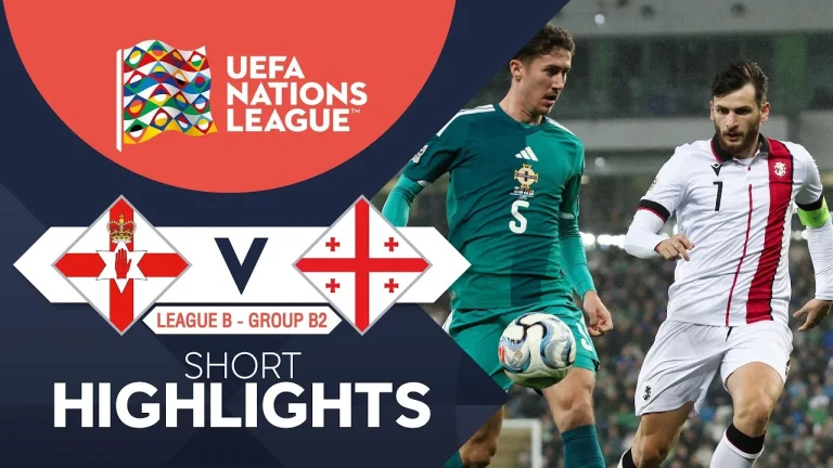 ไฮไลท์ฟุตบอล ยูฟ่า เนชั่นส์ลีก : Northern Ireland vs Georgia (06-10-69)