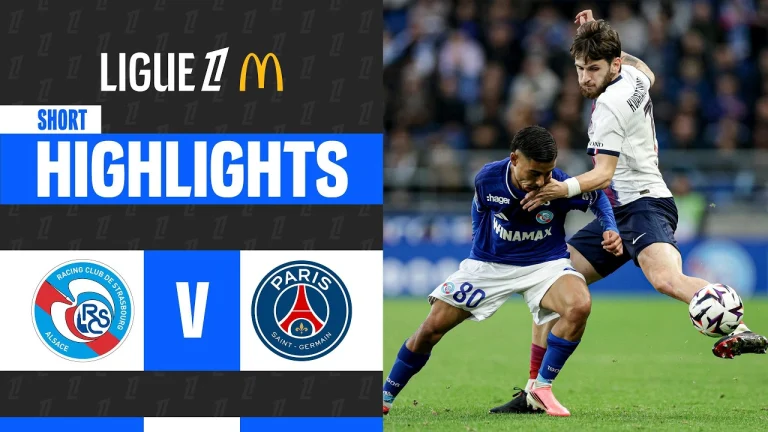 ไฮไลท์ฟุตบอล ลีกเอิง : Strasbourg vs Paris Saint-Germain (17-10-69)