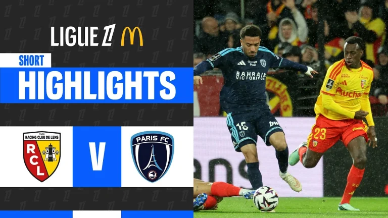 ไฮไลท์ฟุตบอล ลีกเอิง : Lens vs Paris FC (25-10-69)