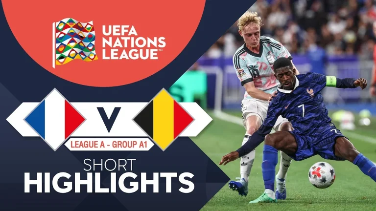 ไฮไลท์ฟุตบอล ยูฟ่า เนชั่นส์ลีก : France vs Belgium (06-10-69)