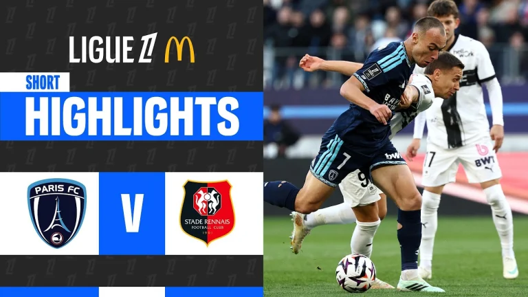 ไฮไลท์ฟุตบอล ลีกเอิง : Paris FC vs Rennes (18-10-69)
