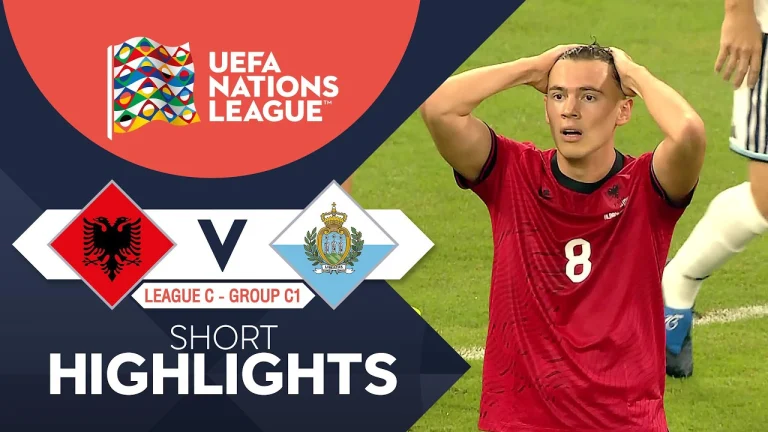 ไฮไลท์ฟุตบอล ยูฟ่า เนชั่นส์ลีก : Albania vs San Marino (07-10-69)