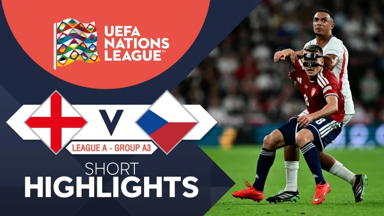 ไฮไลท์ฟุตบอล ยูฟ่า เนชั่นส์ลีก : England vs Czechia (07-10-69)
