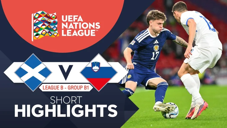 ไฮไลท์ฟุตบอล ยูฟ่า เนชั่นส์ลีก : Scotland vs Slovenia (07-10-69)