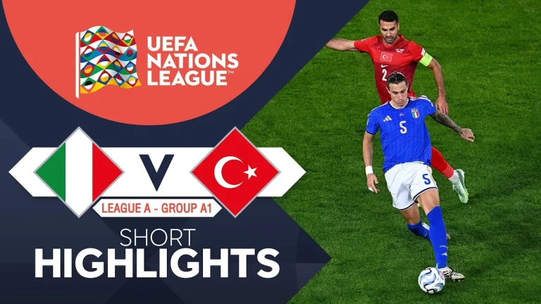 ไฮไลท์ฟุตบอล ยูฟ่า เนชั่นส์ลีก : Italy vs Turkiye (06-10-69)
