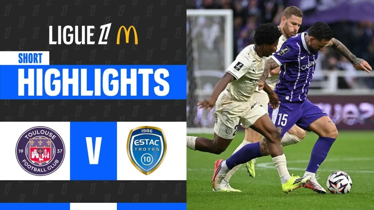 ไฮไลท์ฟุตบอล ลีกเอิง : Toulouse vs Troyes (25-10-69)