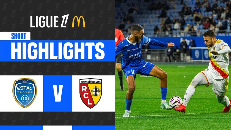 ไฮไลท์ฟุตบอล ลีกเอิง : Troyes vs Lens (18-10-69)