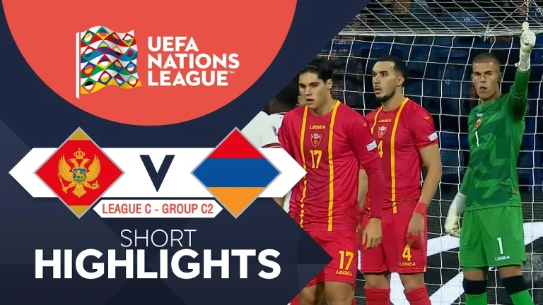 ไฮไลท์ฟุตบอล ยูฟ่า เนชั่นส์ลีก : Montenegro vs Armenia (06-10-69)