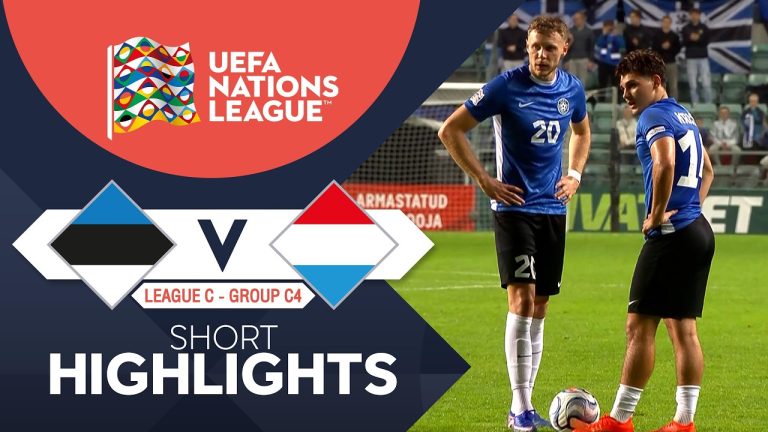 ไฮไลท์ฟุตบอล ยูฟ่า เนชั่นส์ลีก : Estonia vs Luxembourg (03-10-69)