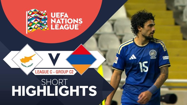 ไฮไลท์ฟุตบอล ยูฟ่า เนชั่นส์ลีก : Cyprus vs Armenia (02-10-69)